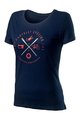 CASTELLI Cycling short sleeve t-shirt - SARTA TEE - blue