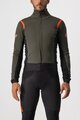 CASTELLI Cycling thermal jacket - ALPHA ROS 2 - green