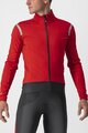 CASTELLI Cycling thermal jacket - ALPHA ROS 2 LIGHT - red