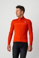 CASTELLI Cycling rain jacket - GOCCIA - orange/red