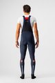 CASTELLI Cycling long bib trousers - SORPASSO ROS - blue