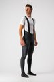 CASTELLI Cycling long bib trousers - SORPASSO ROS WIND - black