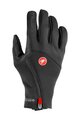CASTELLI Cycling long-finger gloves - MORTIROLO - black