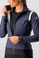 CASTELLI Cycling thermal jacket - ALPHA ROS 2 W LIGHT - blue