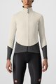 CASTELLI Cycling windproof jacket - BETA ROS W - ivory
