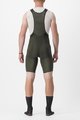 CASTELLI Cycling bib shorts - PREMIO BLACK - green