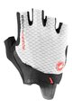 CASTELLI Cycling fingerless gloves - ROSSO CORSA PRO - white