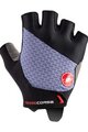 CASTELLI Cycling fingerless gloves - ROSSO CORSA 2 W - purple