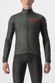 CASTELLI Cycling windproof jacket - SQUADRA STRETCH - green