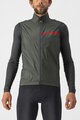 CASTELLI Cycling windproof jacket - SQUADRA STRETCH - green