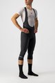 CASTELLI Cycling long bib trousers - ENTRATA THERMAL - black