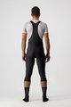 CASTELLI Cycling long bib trousers - ENTRATA THERMAL - black