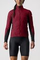 CASTELLI Cycling windproof jacket - UNLIMITED W PUFFY - bordeaux