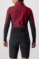 CASTELLI Cycling windproof jacket - UNLIMITED W PUFFY - bordeaux
