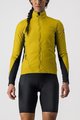 CASTELLI Cycling windproof jacket - UNLIMITED W PUFFY - yellow/grey