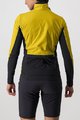 CASTELLI Cycling windproof jacket - UNLIMITED W PUFFY - yellow/grey