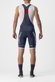 CASTELLI Cycling bib shorts - COMPETIZIONE KIT - blue