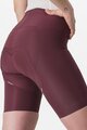 CASTELLI Cycling shorts without bib - FREE AERO RC W SHORT - bordeaux