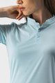 CASTELLI Cycling short sleeve t-shirt - TECH 2 POLO - light blue