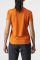 CASTELLI Cycling short sleeve t-shirt - TECH 2 TEE - orange