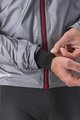 CASTELLI Cycling rain jacket - TEMPESTA LITE - grey