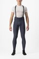 CASTELLI Cycling long bib trousers - FREE AERO RC - blue