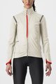 CASTELLI Cycling thermal jacket - ALPHA ULTIMATE INSULATED W - ivory