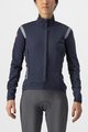 CASTELLI Cycling thermal jacket - PERFETTO ROS 2 W - blue