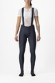 CASTELLI Cycling long bib trousers - FREE AERO RC W DT - blue