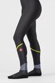 CASTELLI Cycling long bib trousers - VELOCISSIMA DT - black/light green