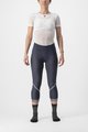 CASTELLI Cycling 3/4 lenght shorts without bib - VELOCISSIMA THERMAL - blue
