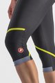 CASTELLI Cycling 3/4 lenght shorts without bib - VELOCISSIMA THERMAL - black/light green