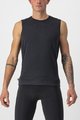 CASTELLI Cycling sleeve less t-shirt - BANDITO WOOL - black