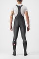 CASTELLI Cycling long bib trousers - SEMIFREDDO - black