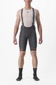 CASTELLI Cycling bib shorts - FREE AERO RC CLASSIC - grey/pink