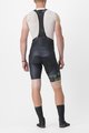 CASTELLI Cycling bib shorts - FREE AERO RC KIT - black/light green