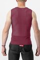 CASTELLI Cycling sleeve less t-shirt - PRO MESH 2.0 - bordeaux