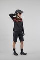 KENNY Cycling summer long sleeve jersey - CHARGER - black/orange