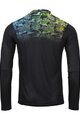 KENNY Cycling summer long sleeve jersey - CHARGER - blue/green/black