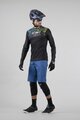 KENNY Cycling summer long sleeve jersey - CHARGER - blue/green/black
