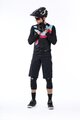 KENNY Cycling summer long sleeve jersey - CHARGER 24 - pink/blue/black