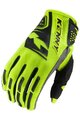 KENNY Cycling long-finger gloves - PERFORMANCE - yellow