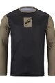 KENNY Cycling summer long sleeve jersey - ELITE 25 - black/brown