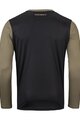 KENNY Cycling summer long sleeve jersey - ELITE 25 - black/brown