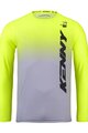 KENNY Cycling summer long sleeve jersey - ELITE KID 24/25 - yellow/grey