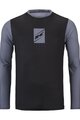KENNY Cycling summer long sleeve jersey - PROLIGHT 25 - black/grey