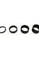 BBB set of washers - ALUSPACE 10MM - black