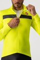 CASTELLI Cycling winter long sleeve jersey - PURO 3 - yellow