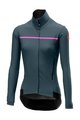 CASTELLI Cycling thermal jacket - PERFETTO W LONG SLEEVE - blue