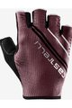 CASTELLI Cycling fingerless gloves - DOLCISSIMA 2 W - bordeaux